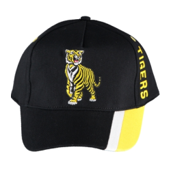 Casquette pour le foot australien avc un tigre