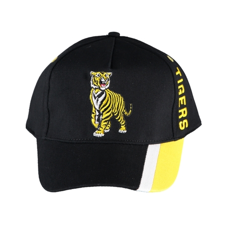 Casquette pour le foot australien avc un tigre